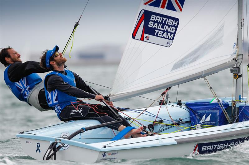 Luke Patience and Elliot Willis on day 1 of the Sail for Gold Regatta - photo © Paul Wyeth / RYA