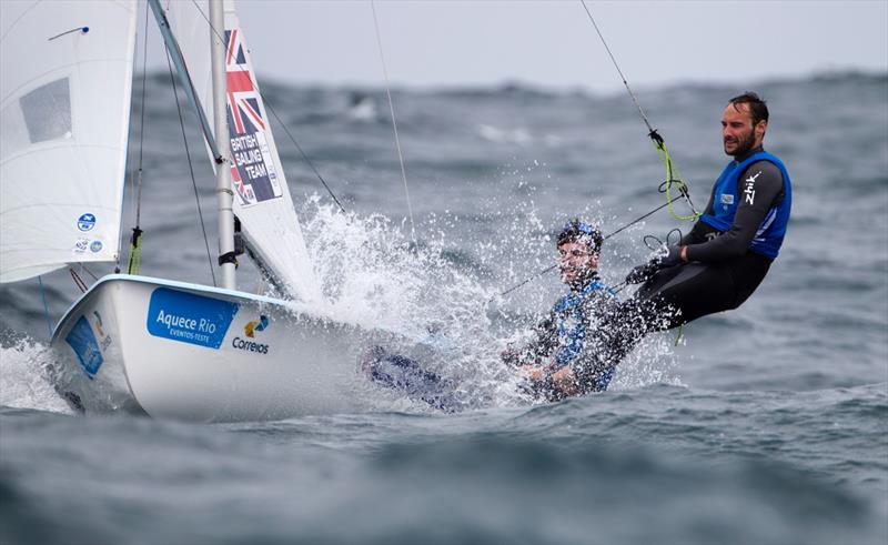 Luke Patience and Elliot Willis on day 3 at the Aquece Rio - International Sailing Regatta 2014 photo copyright ISAF taken at  and featuring the 470 class