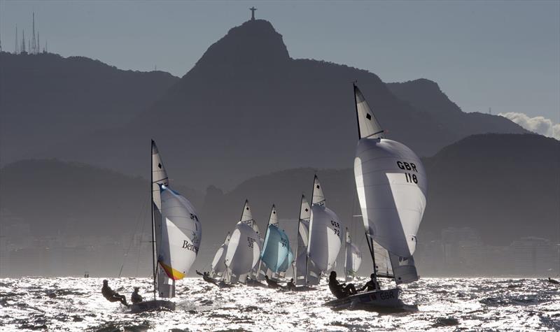 Hannah Mills & Saskia Clark on day 6 of the Aquece Rio – International Sailing Regatta - photo © Ocean Images / British Sailing Team