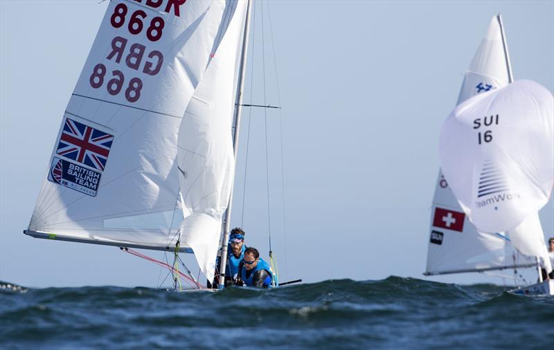 Luke Patience & Elliot Willis on day 6 of the Aquece Rio – International Sailing Regatta photo copyright Ocean Images / British Sailing Team taken at  and featuring the 470 class