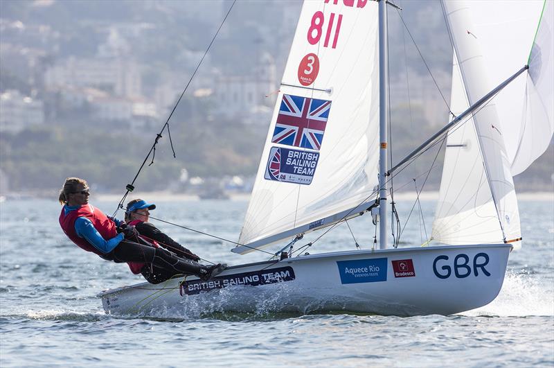 Hannah Mills and Saskia Clark are selected to represent Team GB for Rio 2016 Olympic Games in the Women's 470 class - photo © Richard Langdon / British Sailing Team