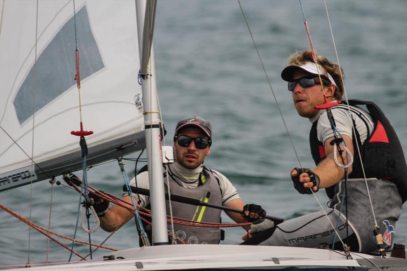 ISAF Sailing World Cup Qingdao day 4 photo copyright Daniel Smith taken at  and featuring the 470 class