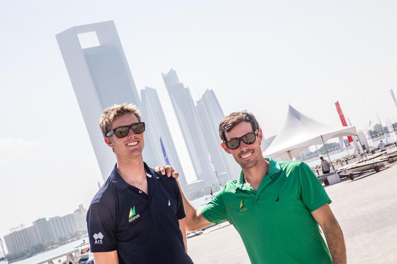 Mat Belcher & Will Ryan set for the ISAF Sailing World Cup Final, Abu Dhabi - photo © Jesus Renedo / Sailing Energy / ISAF