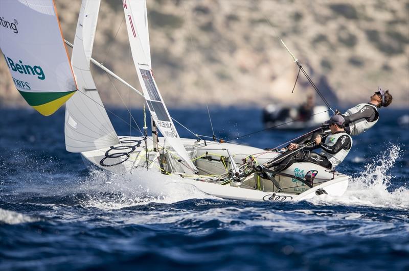 Belcher & Ryan on day 3 of the 47 Trofeo Princesa Sofía IBEROSTAR photo copyright Pedro Martinez / Sailing Energy / Sofia taken at Club Nàutic S'Arenal and featuring the 470 class