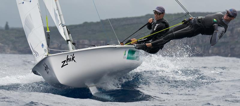 Mat Belcher and Will Ryan photo copyright Victor Kovalenko taken at Australian Sailing and featuring the 470 class