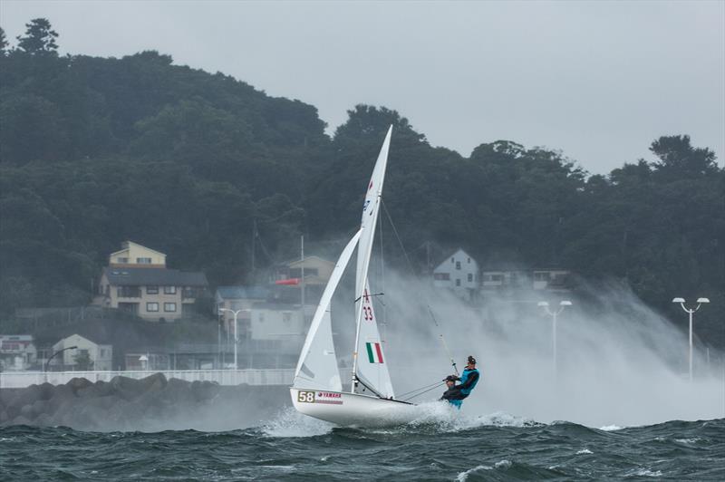 Ilaria Paternoster/Bianca Caruso (ITA-33) on day 4 of the 470 Junior Worlds at Enoshima, Japan photo copyright Junichi Hirai / Bulkhead Magazine Japan taken at  and featuring the 470 class