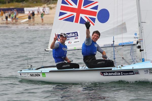 Silver for Patience and Bithell at the 470 worlds in Perth 2011 photo copyright Richard Langdon / Ocean Images taken at  and featuring the 470 class