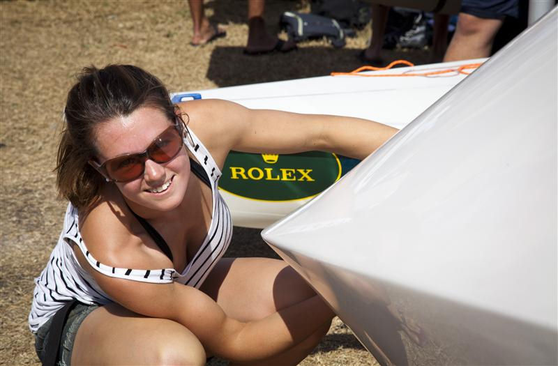 Sophie Weguelin prepares for the Rolex Miami OCR