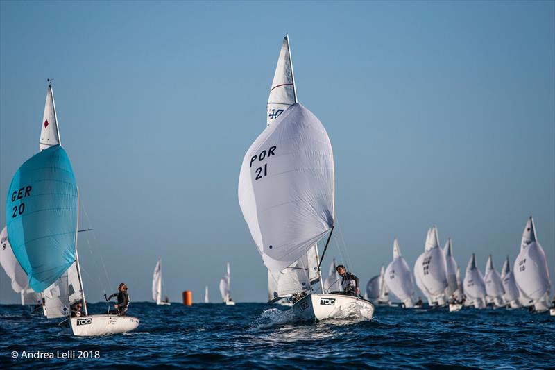 2018 Imperia Winter Regatta photo copyright Andrea Lelli taken at Yacht Club Imperia and featuring the 470 class