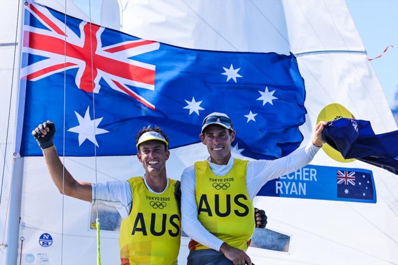 Mat Belcher and Will Ryan - Tokyo 2020 Olympics photo copyright Sailing Energy / World Sailing taken at  and featuring the 470 class