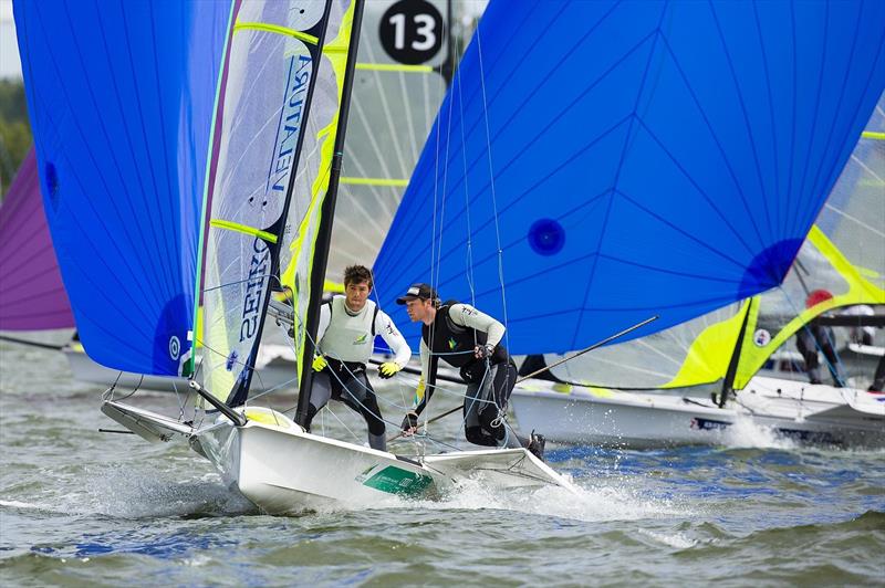 Day 5 of the Seiko 49er & 49erFX Europeans in Helsinki photo copyright Mick Anderson / www.sailingpix.dk taken at  and featuring the 49er class
