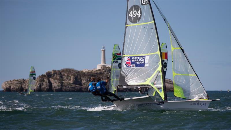 ISAF Sailing World Championship day 6 photo copyright Ocean Images taken at  and featuring the 49er class