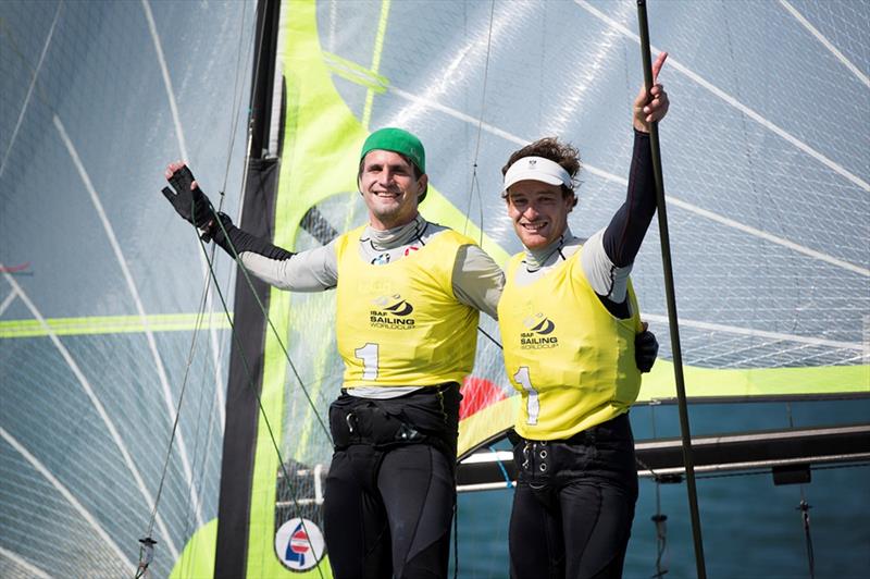 Nico Delle-Karth and Nikolaus Resch win ISAF Sailing World Cup Final, Abu Dhabi  - photo © Pedro Martinez / Sailing Energy / ISAF
