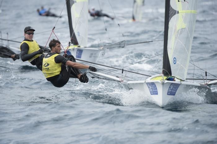Burling and Tuke photo copyright World Sailing taken at COYCH Hyeres and featuring the 49er class