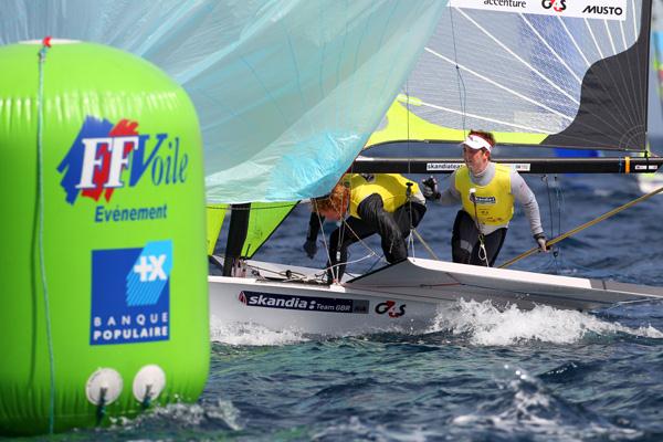 Semaine Olympique Francaise day 4 photo copyright Richard Langdon / Ocean Images taken at  and featuring the 49er class