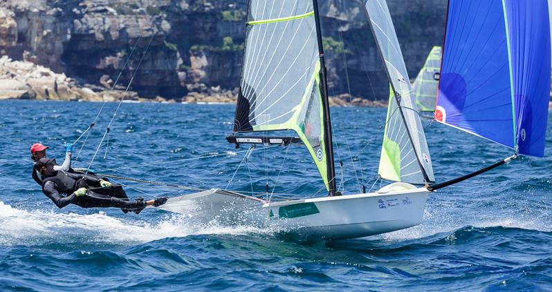 Turner and Gilmour at Sail Sydney photo copyright Robin Evans / Australian Sailing taken at Australian Sailing and featuring the 49er class