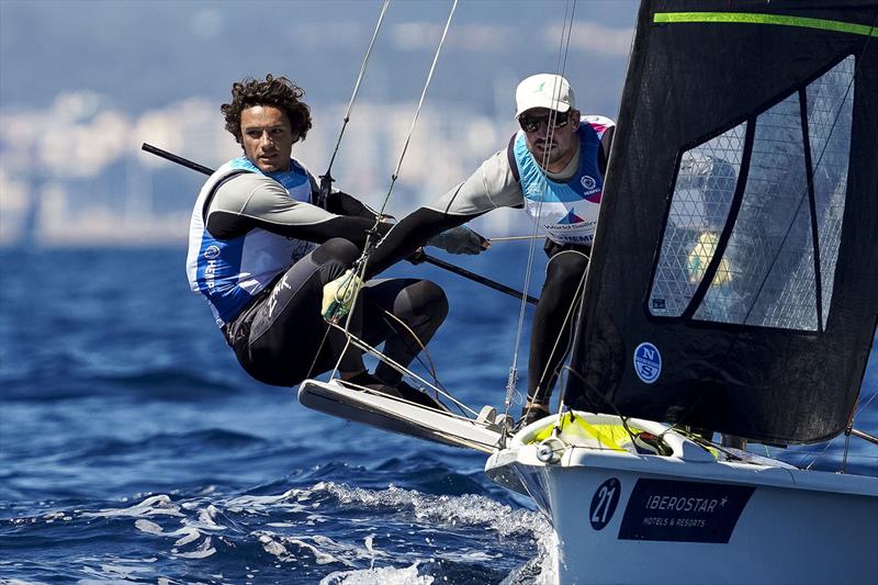 Jim Colley and Shaun Connor at the 52nd Trofeo Princesa Sofia in Mallorca photo copyright SAILING ENERGY taken at Real Club Náutico de Palma and featuring the 49er class