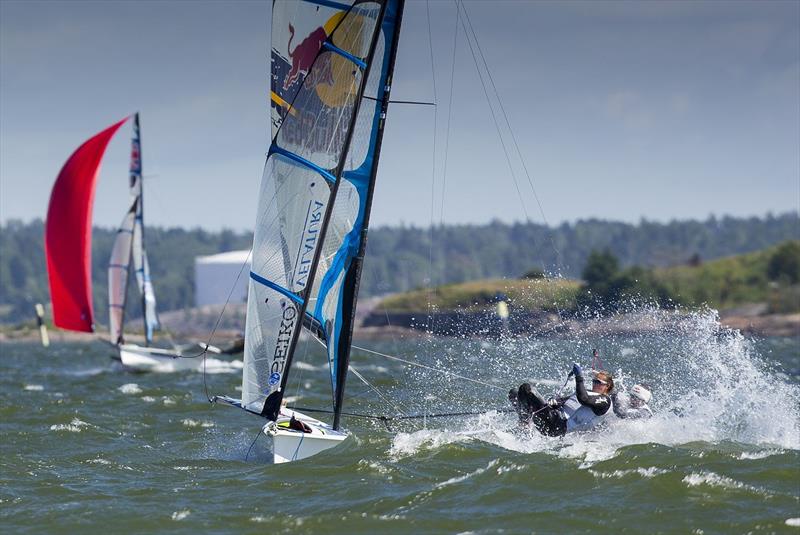 Day 3 of the Seiko 49er & 49erFX Europeans in Helsinki photo copyright Mick Anderson / www.sailingpix.dk taken at  and featuring the 49er FX class