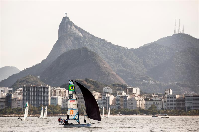 Day 4 of the Aquece Rio – International Sailing Regatta photo copyright Pedro Martinez / SailingEnergy / ISAF taken at  and featuring the 49er FX class