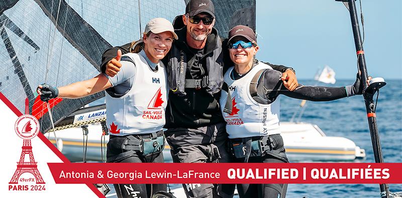 Nova Scotia's 49erFX sailors Antonia and Georgia Lewin-LaFrance qualify to be nominated for Paris 2024 Olympic Games photo copyright Sail Canada taken at Sail Canada and featuring the 49er FX class