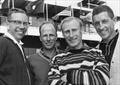 505 World Championship 1966 - (L-R) Paul Elvstrom, John Cuneo, Larry Marks, Jim Hardy