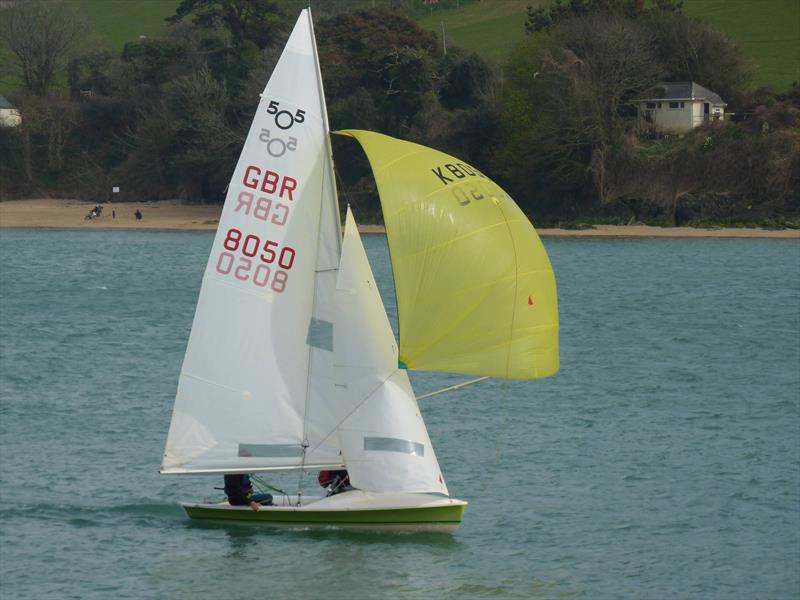 Salcombe Yacht Club Spring Series race 3 photo copyright Peter Sturgess taken at Salcombe Yacht Club and featuring the 505 class