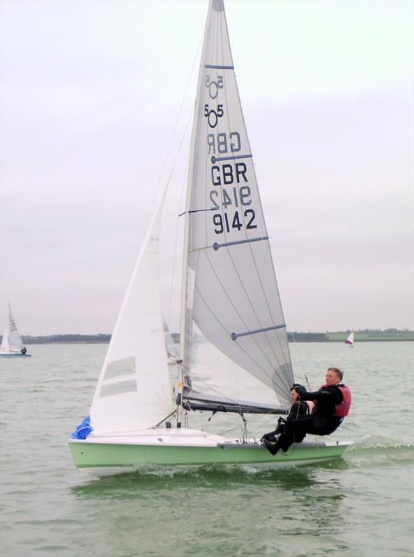 505 sail testing at Hyde Sails photo copyright Hyde Sails taken at Stone Sailing Club and featuring the 505 class