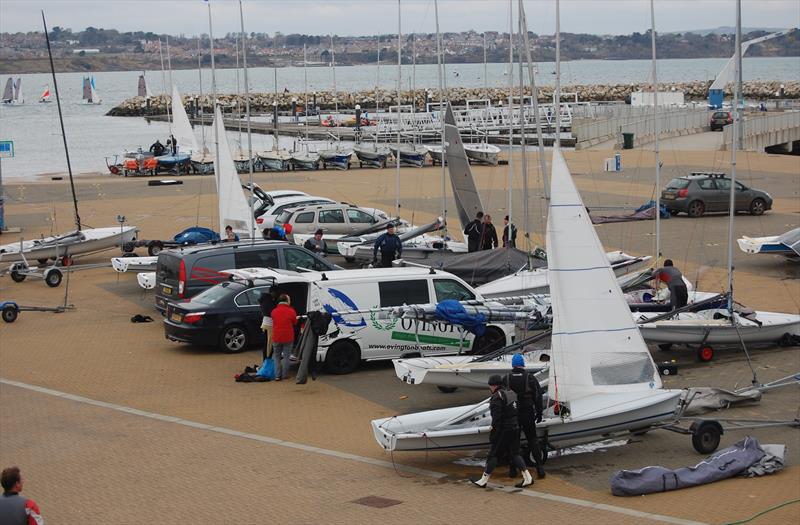 In just 4 months the whole of the W&PNSA site will be submerged under a flood of 505s photo copyright Dougal Henshall taken at Weymouth & Portland Sailing Academy and featuring the 505 class