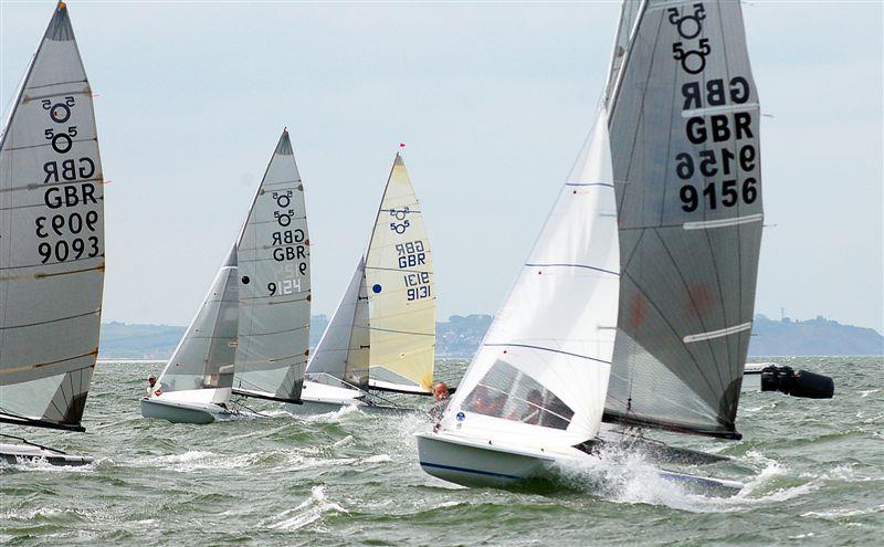 B14 and 505 Open at Whitstable photo copyright Nick Champion / www.championmarinephotography.co.uk taken at Whitstable Yacht Club and featuring the 505 class