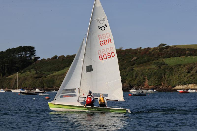Salcombe Yacht Club Autumn Series Race 6 photo copyright Lucy Burn taken at Salcombe Yacht Club and featuring the 505 class