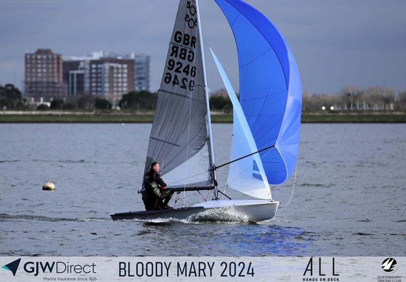 GJW Direct 48th Bloody Mary photo copyright Mark Jardine taken at Queen Mary Sailing Club and featuring the 505 class