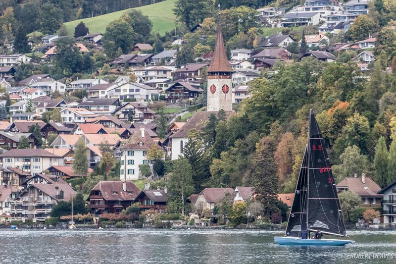 5.5 Metre Autumn Trophy at Lake Thun, Switzerland photo copyright Robert Deaves taken at Thunersee-Yachtclub and featuring the 5.5m class