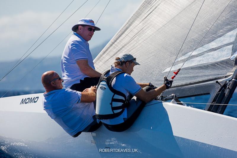 2nd - Momo - 5.5 Metre European Championship 2020 photo copyright Robert Deaves taken at Yacht Club Sanremo and featuring the 5.5m class