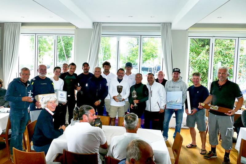 Prizewinners - 2023 5.5 Metre German Open photo copyright Robert Deaves taken at Deutscher Touring Yacht Club and featuring the 5.5m class
