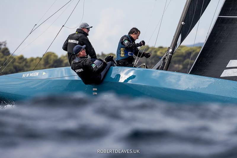 New Moon were world champions in 2018 photo copyright Robert Deaves taken at  and featuring the 5.5m class