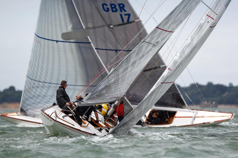 Classic 6 Metre Nancy during the Royal Southern Yacht Club Champagne Joseph Perrier July Regatta photo copyright Paul Wyeth / www.pwpictures.com taken at Royal Southern Yacht Club and featuring the 6m class