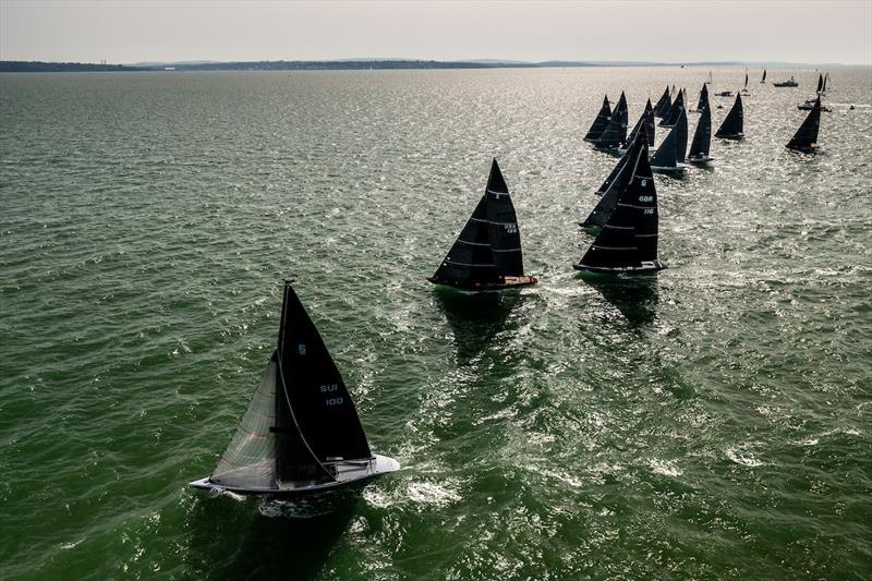 2023 Six Metre World Championship Day 2: Classic Division  photo copyright SailingShots by Maria Muiña taken at Royal Yacht Squadron and featuring the 6m class