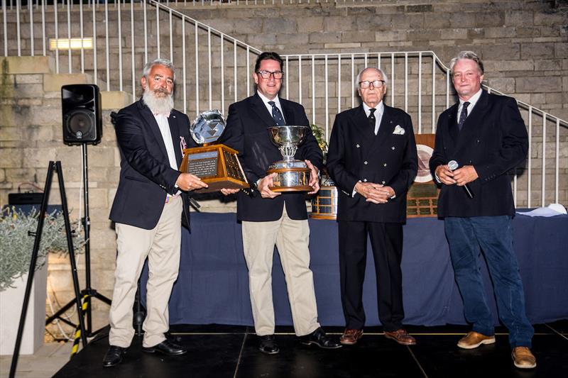 2023 Six Metre World Championship Prize Giving - The KSSS Cup for the highest placed yacht built to the First or Second International Rule which retains its original underwater configuration photo copyright SailingShots by Maria Muiña taken at Royal Yacht Squadron and featuring the 6m class