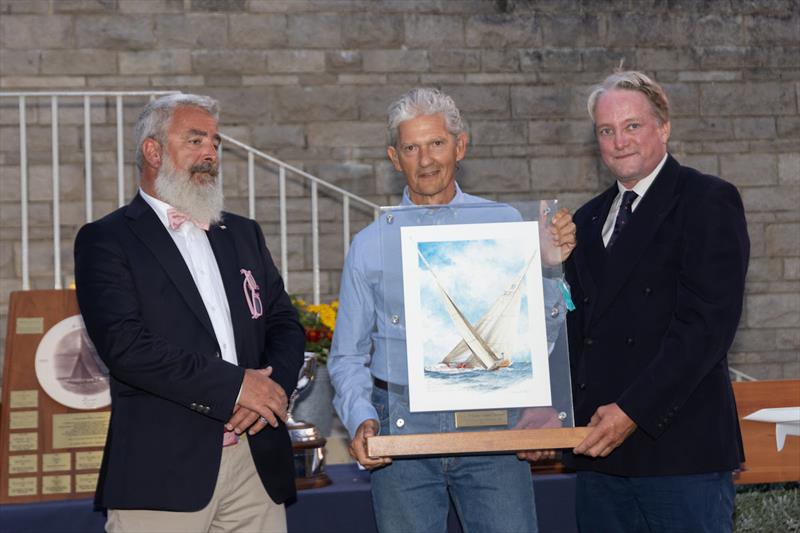 2023 Six Metre World Championship Prize Giving - The Jean-Pierre Odero Trophy, for an individual who makes an exceptional contribution to the Six Metre Class, to Mauricio Sanchez-Bella for his outstanding work in revitalising the Spanish Six Metre fleet photo copyright SailingShots by Maria Muiña taken at Royal Yacht Squadron and featuring the 6m class
