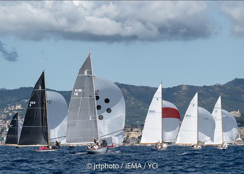 8 Metre World Championship in Genoa photo copyright jrtphoto / IEMA / YCI taken at Yacht Club Italiano and featuring the 8m class