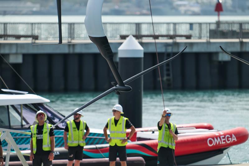 Emirates Team New Zealand - LEQ12 Prototype -  January 2024 - Auckland photo copyright Emirates Team New Zealand taken at Royal New Zealand Yacht Squadron and featuring the AC40 class