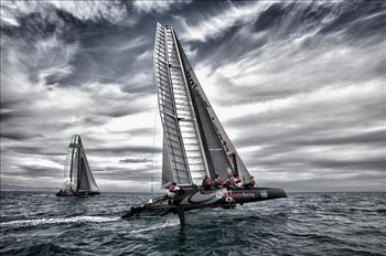 Artemis Racing training in Valencia