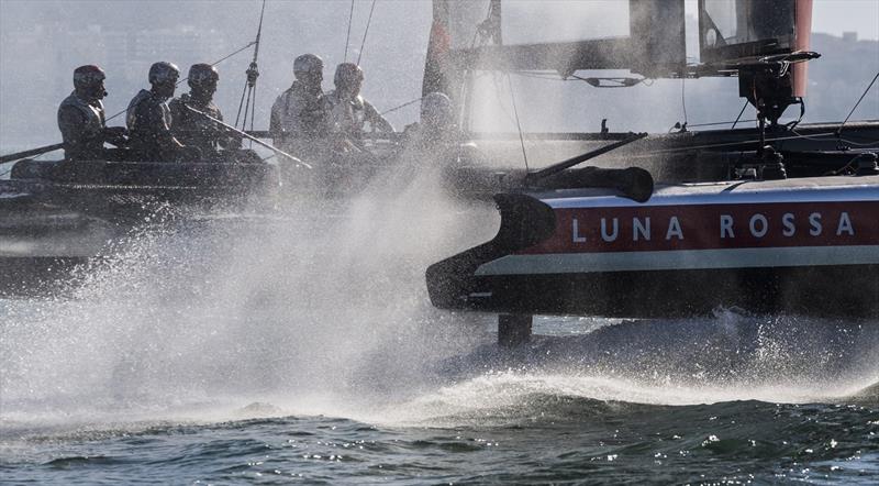AC45 Luna Rossa Piranha training in Cagliari - photo © Carlo Borlenghi / Luna Rossa Challenge