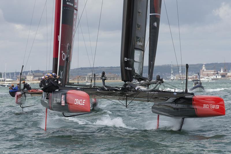 ORACLE TEAM USA at Louis Vuitton America's Cup World Series Portsmouth - photo © Gilles Martin-Raget / ACEA