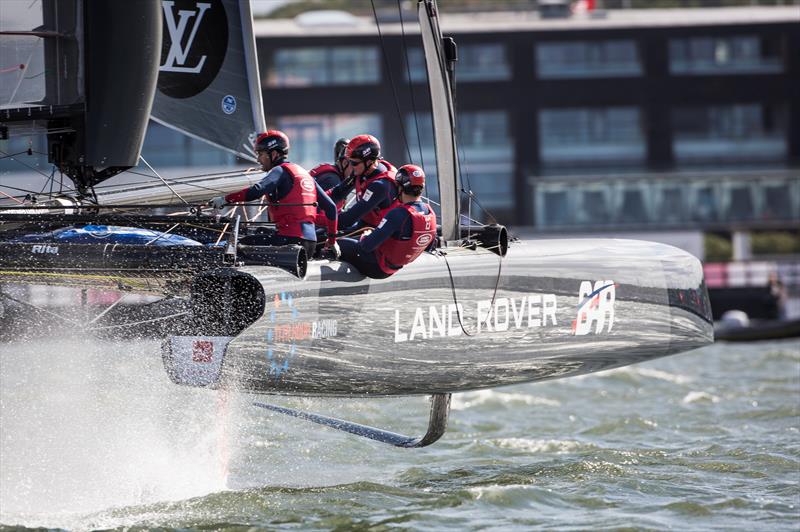 Land Rover BAR on practice day ahead of Louis Vuitton America's Cup World Series Gothenburg - photo © Lloyd Images