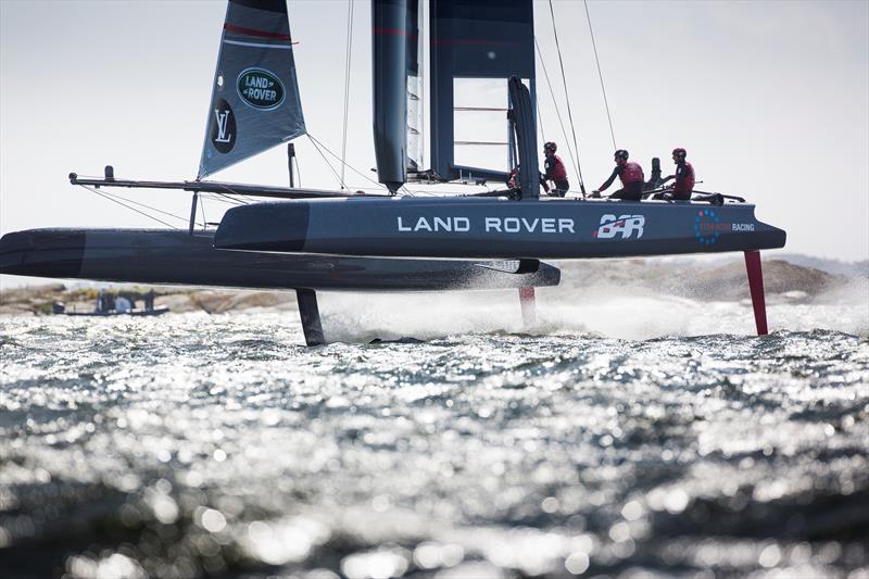 Land Rover BAR on practice day ahead of Louis Vuitton America's Cup World Series Gothenburg - photo © Lloyd Images