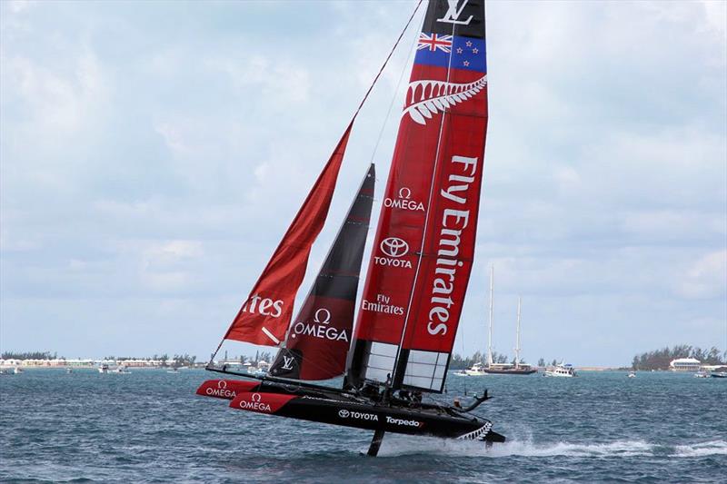 Super Sunday at Louis Vuitton America's Cup World Series Bermuda photo copyright Rob Melotti taken at  and featuring the AC45 class