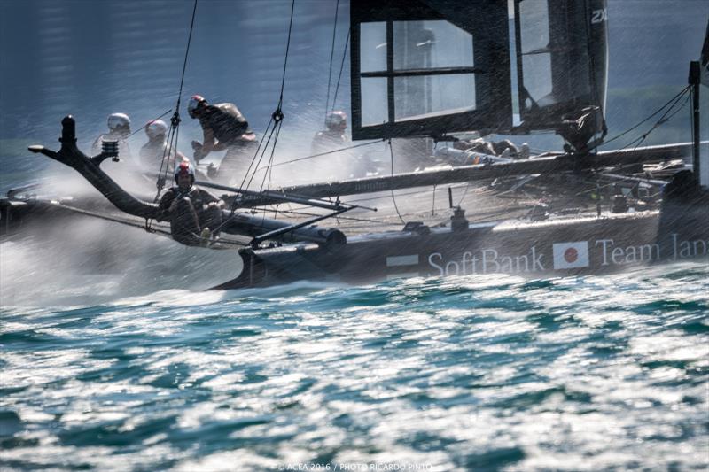 Louis Vuitton America's Cup World Series Chicago practice day photo copyright Ricardo Pinto taken at  and featuring the AC45 class