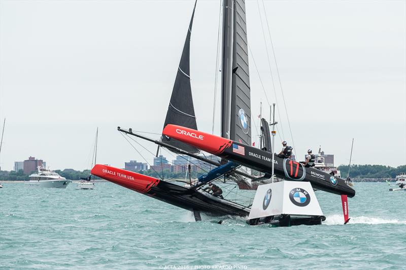 ORACLE TEAM USA at Louis Vuitton America's Cup World Series Chicago photo copyright Ricardo Pinto taken at  and featuring the AC45 class