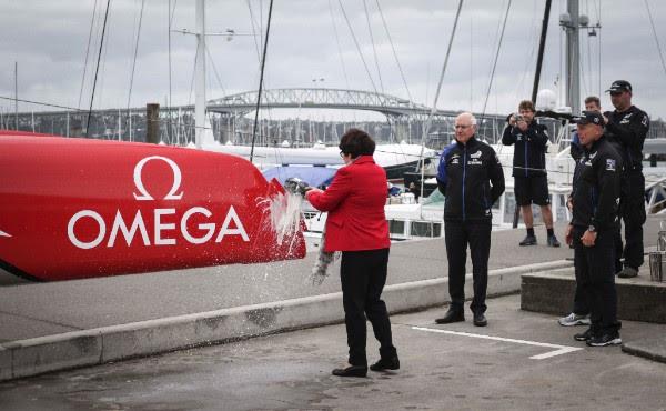 Emirates Team New Zealand launch their development boat - photo © Emirates Team New Zealand